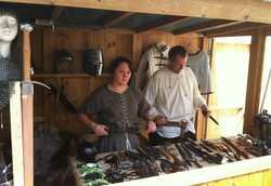 Mittelalter-Stand in Reutte