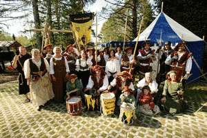 Mitglied beim Bund oberschwäbischer Landsknechte