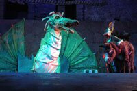 Drache Feuermaul
